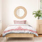 Tunisia Christmas Bedding Set Falcon Tree Snowflake and Festive Borders - African Pride