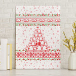 Tunisia Christmas Canvas Wall Art Falcon Tree Snowflake and Festive Borders - African Pride