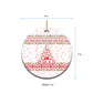 Tunisia Christmas Ceramic Ornament Falcon Tree Snowflake and Festive Borders - African Pride