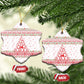 Tunisia Christmas Ceramic Ornament Falcon Tree Snowflake and Festive Borders - African Pride
