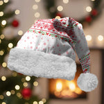 Tunisia Christmas Santa Hat Falcon Tree Snowflake and Festive Borders - African Pride