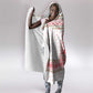 Tunisia Christmas Hooded Blanket Falcon Tree Snowflake and Festive Borders - African Pride