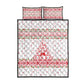 Tunisia Christmas Quilt Bed Set Falcon Tree Snowflake and Festive Borders - African Pride