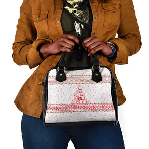 Tunisia Christmas Shoulder Handbag Falcon Tree Snowflake and Festive Borders - African Pride