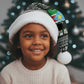 South Sudan Christmas Santa Hat National Map Flag Colors and Sleeping Rhino Motif - African Pride