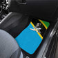 Julius Nyerere Car Mats Education is a Way of Fighting Poverty Quote and Tanzanian Flag Alphabet - African Pride