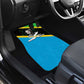 Julius Nyerere Car Mats Education is a Way of Fighting Poverty Quote and Tanzanian Flag Alphabet - African Pride