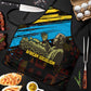 Julius Nyerere Apron Ujamaa African Socialism Text and Bold Striped Pattern - African Pride