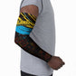 Julius Nyerere Arm Sleeves Ujamaa African Socialism Text and Bold Striped Pattern - African Pride