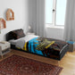 Julius Nyerere Bedding Set Ujamaa African Socialism Text and Bold Striped Pattern - African Pride
