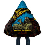 Julius Nyerere Cloak Ujamaa African Socialism Text and Bold Striped Pattern - African Pride