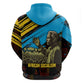 Julius Nyerere Hoodie Ujamaa African Socialism Text and Bold Striped Pattern - African Pride
