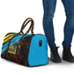 Julius Nyerere Travel Bag Ujamaa African Socialism Text and Bold Striped Pattern - African Pride