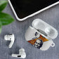 Julius Nyerere AirPods Case with Smiling Portrait, Tribal Pattern and Simplicity is Power Quote - African Pride