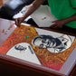 Julius Nyerere Puzzle with Smiling Portrait, Tribal Pattern and Simplicity is Power Quote - African Pride