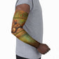 Sundiata Keita Arm Sleeves Griot Storytelling Scene, Epic of Sundiata Text and Heritage-Inspired Earth Tone - African Pride
