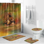 Sundiata Keita Bathroom Set Griot Storytelling Scene, Epic of Sundiata Text and Heritage-Inspired Earth Tone - African Pride