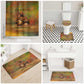 Sundiata Keita Bathroom Set Griot Storytelling Scene, Epic of Sundiata Text and Heritage-Inspired Earth Tone - African Pride