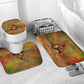 Sundiata Keita Bathroom Set Griot Storytelling Scene, Epic of Sundiata Text and Heritage-Inspired Earth Tone - African Pride
