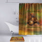 Sundiata Keita Bathroom Set Griot Storytelling Scene, Epic of Sundiata Text and Heritage-Inspired Earth Tone - African Pride