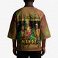 Sundiata Keita Kimono Griot Storytelling Scene, Epic of Sundiata Text and Heritage-Inspired Earth Tone - African Pride