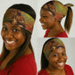 Sundiata Keita Neck Gaiter Griot Storytelling Scene, Epic of Sundiata Text and Heritage-Inspired Earth Tone - African Pride