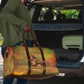 Sundiata Keita Travel Bag Griot Storytelling Scene, Epic of Sundiata Text and Heritage-Inspired Earth Tone - African Pride