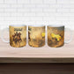 Sundiata Keita Ceramic Mug with Kirina 1235 Battle Map, Horseback Warrior and Birth of an Empire Design - African Pride