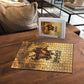 Sundiata Keita Puzzle with Kirina 1235 Battle Map, Horseback Warrior and Birth of an Empire Design - African Pride