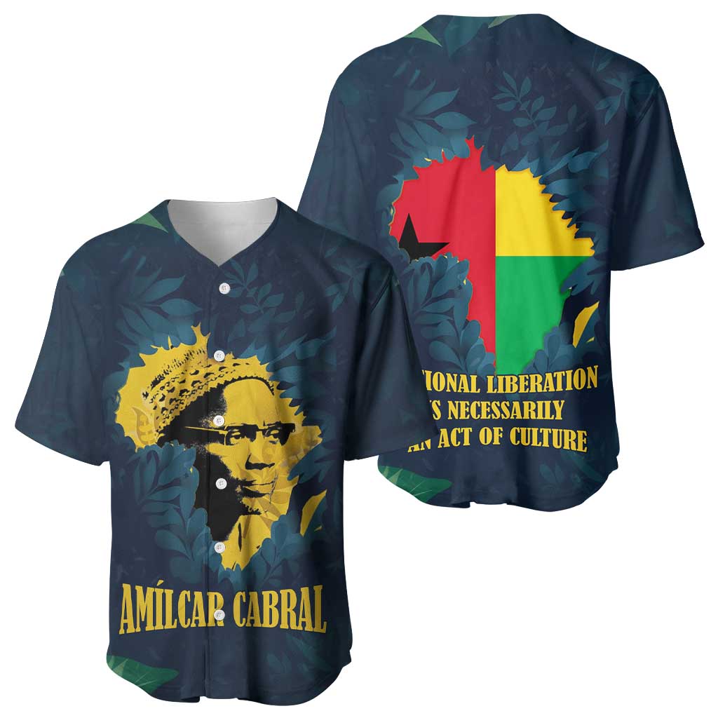 Amilcar Cabral Baseball Jersey Guinea-Bissau African National Liberation Leader - Cultural Resistance Tribute - African Pride