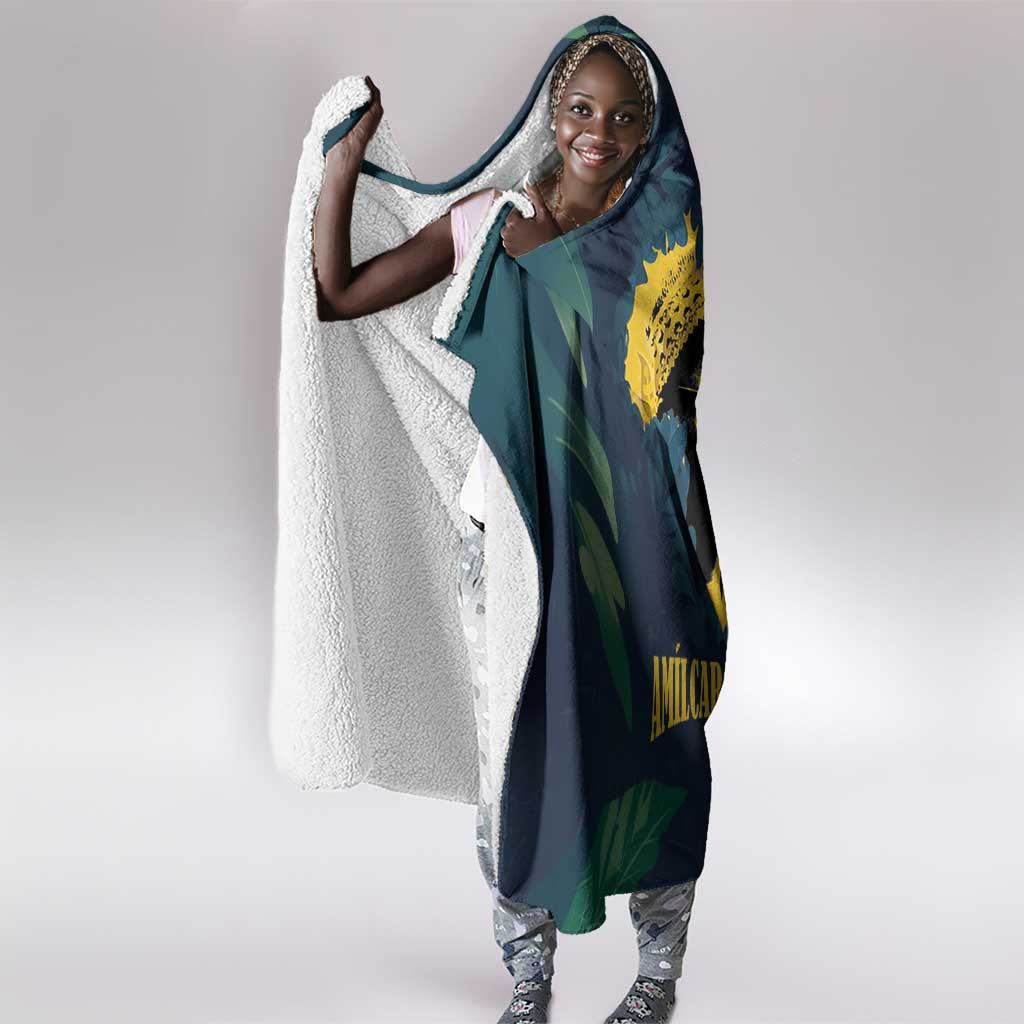 Amilcar Cabral Hooded Blanket Guinea-Bissau African National Liberation Leader - Cultural Resistance Tribute - African Pride
