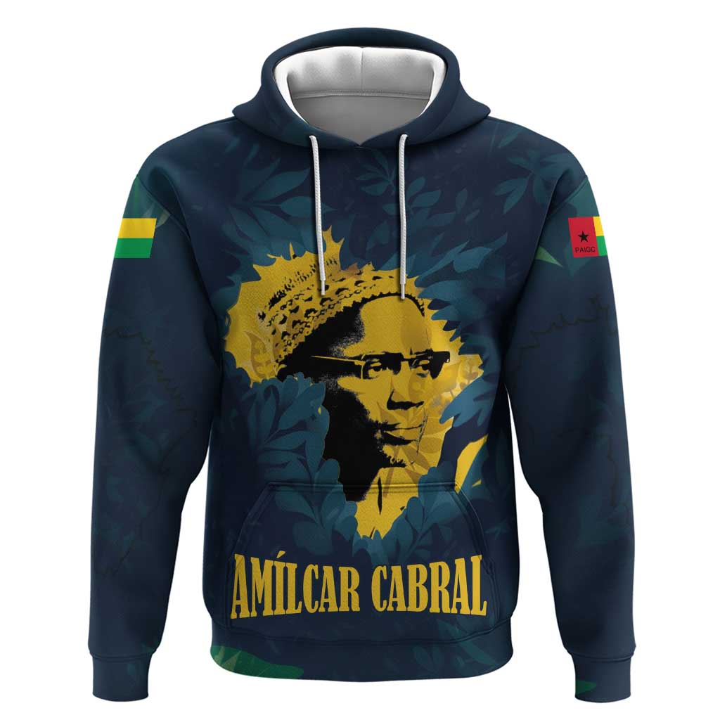 Amilcar Cabral Hoodie Guinea-Bissau African National Liberation Leader - Cultural Resistance Tribute - African Pride