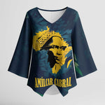Amilcar Cabral Kimono Sleeve Blouse Guinea-Bissau African National Liberation Leader - Cultural Resistance Tribute - African Pride