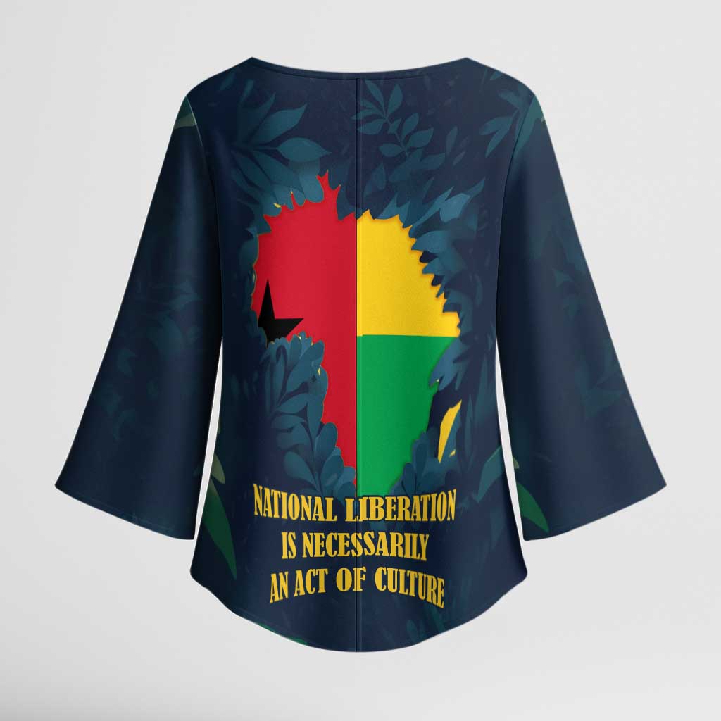 Amilcar Cabral Kimono Sleeve Blouse Guinea-Bissau African National Liberation Leader - Cultural Resistance Tribute - African Pride