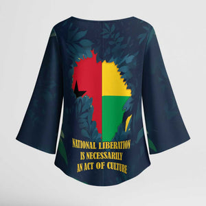 Amilcar Cabral Kimono Sleeve Blouse Guinea-Bissau African National Liberation Leader - Cultural Resistance Tribute - African Pride