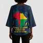 Amilcar Cabral Kimono Sleeve Blouse Guinea-Bissau African National Liberation Leader - Cultural Resistance Tribute - African Pride
