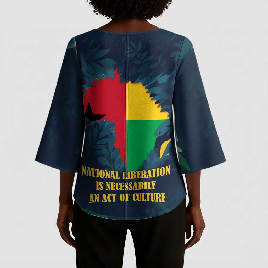 Amilcar Cabral Kimono Sleeve Blouse Guinea-Bissau African National Liberation Leader - Cultural Resistance Tribute - African Pride