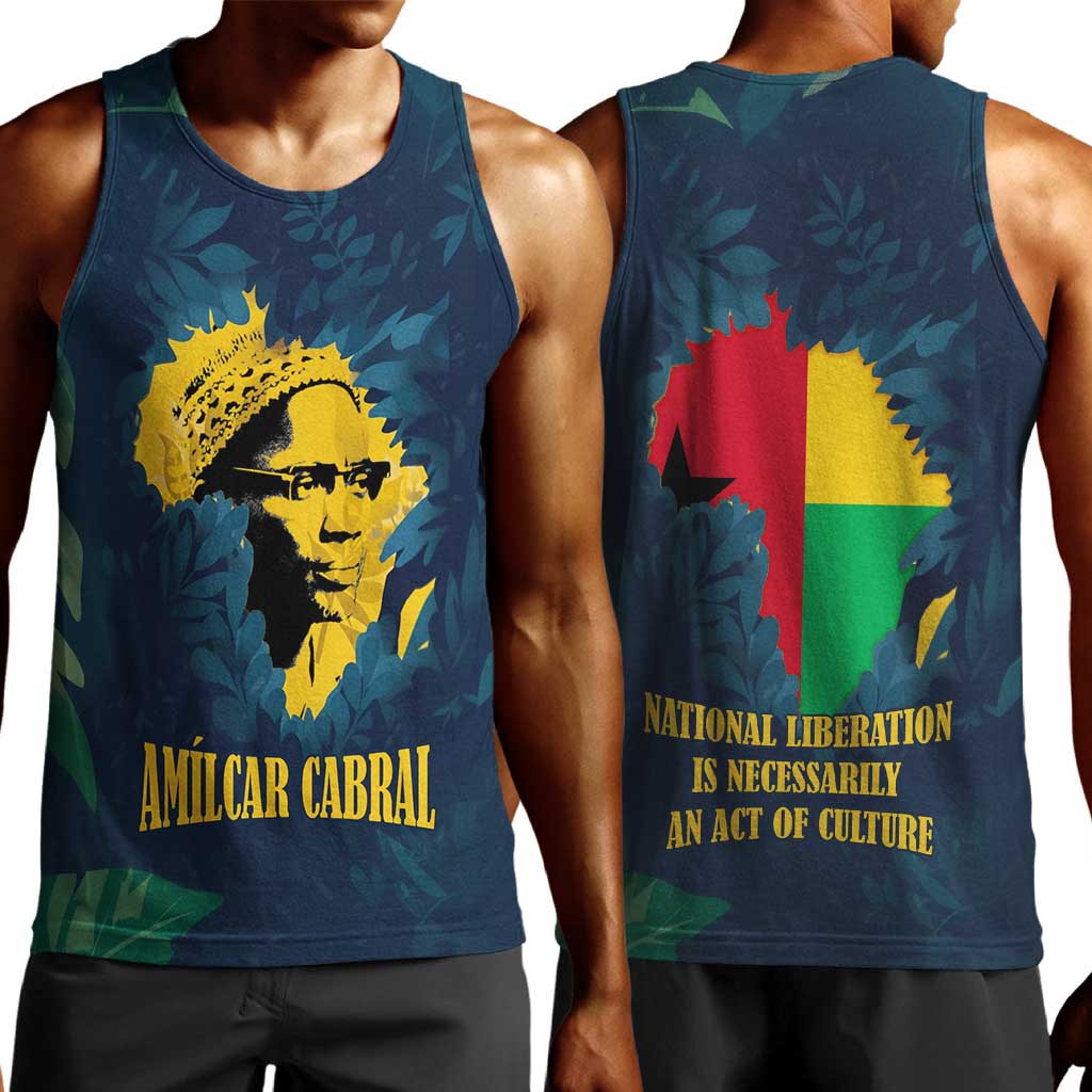 Amilcar Cabral Men Tank Top Guinea-Bissau African National Liberation Leader - Cultural Resistance Tribute - African Pride