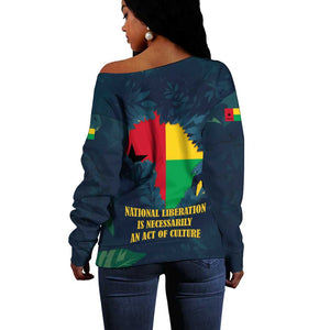 Amilcar Cabral Off Shoulder Sweater Guinea-Bissau African National Liberation Leader - Cultural Resistance Tribute - African Pride