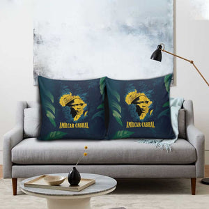 Amilcar Cabral Pillow Cover Guinea-Bissau African National Liberation Leader - Cultural Resistance Tribute - African Pride
