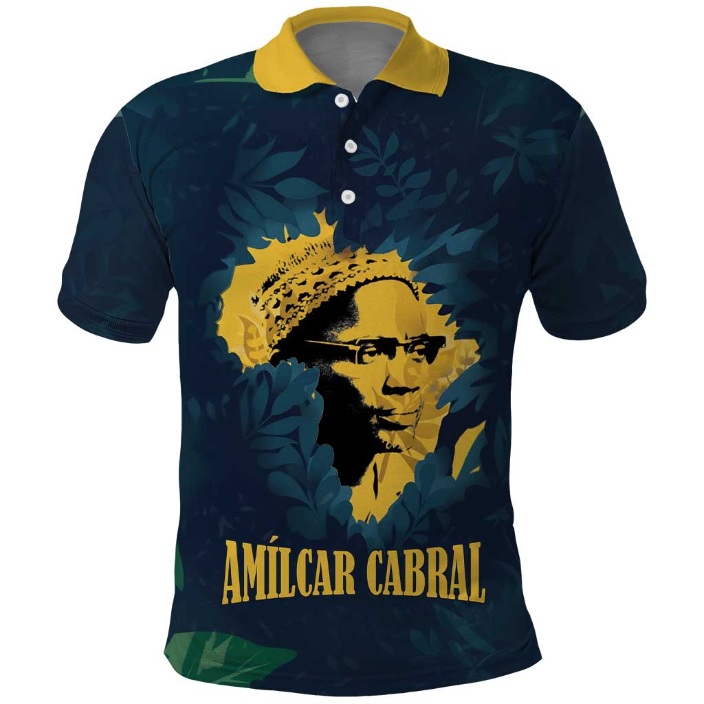 Amilcar Cabral Polo Shirt Guinea-Bissau African National Liberation Leader - Cultural Resistance Tribute - African Pride