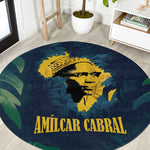 Amilcar Cabral Round Carpet Guinea-Bissau African National Liberation Leader - Cultural Resistance Tribute - African Pride