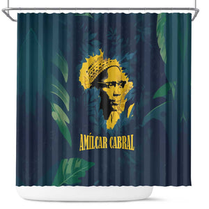 Amilcar Cabral Shower Curtain Guinea-Bissau African National Liberation Leader - Cultural Resistance Tribute - African Pride