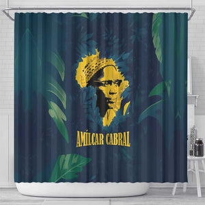 Amilcar Cabral Shower Curtain Guinea-Bissau African National Liberation Leader - Cultural Resistance Tribute - African Pride