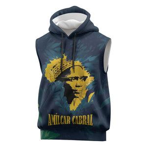 Amilcar Cabral Sleeveless Hoodie Guinea-Bissau African National Liberation Leader - Cultural Resistance Tribute - African Pride