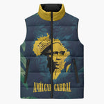 Amilcar Cabral Sleeveless Puffer Jacket Guinea-Bissau African National Liberation Leader - Cultural Resistance Tribute - African Pride