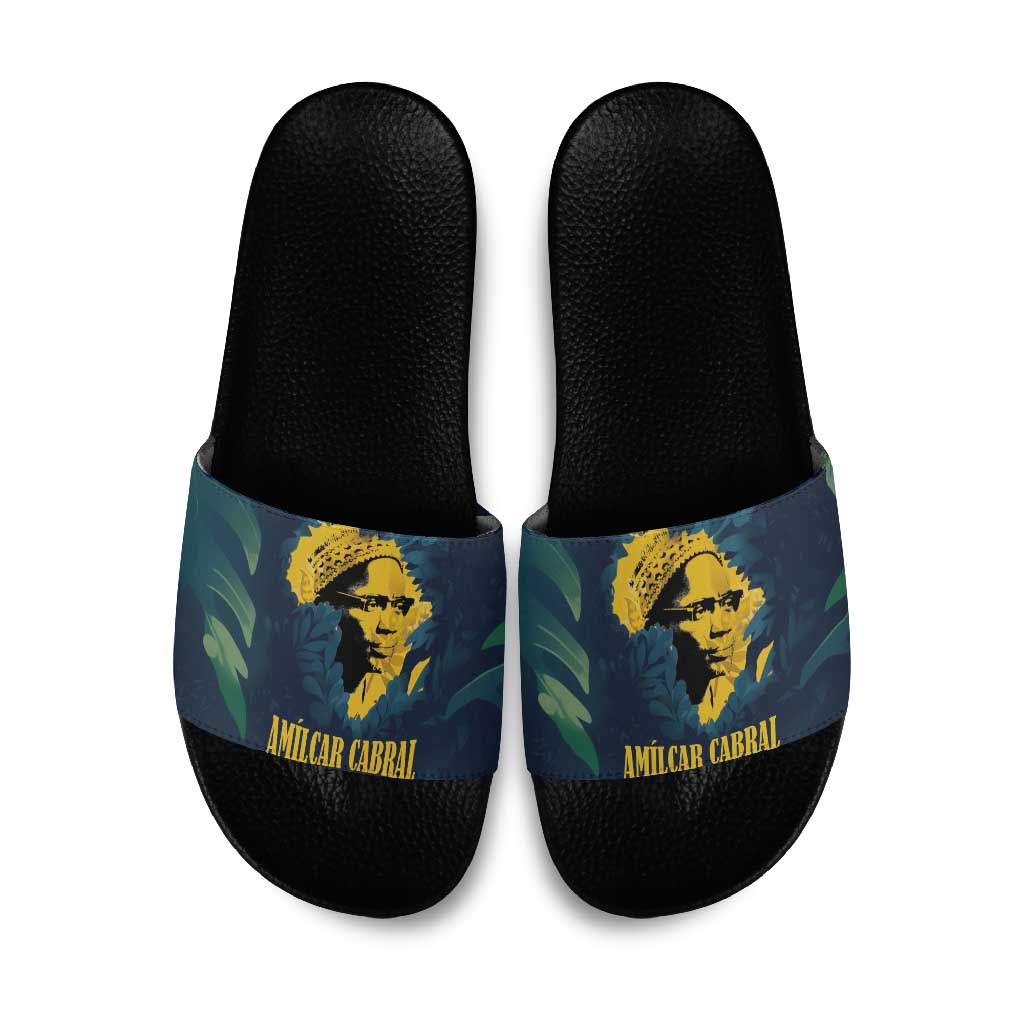 Amilcar Cabral Slide Sandals Guinea-Bissau African National Liberation Leader - Cultural Resistance Tribute - African Pride