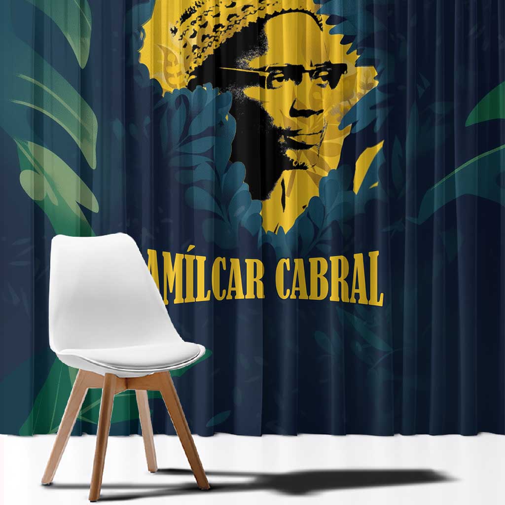 Amilcar Cabral Window Curtain Guinea-Bissau African National Liberation Leader - Cultural Resistance Tribute - African Pride
