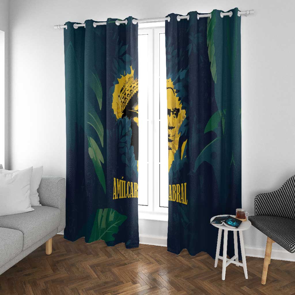 Amilcar Cabral Window Curtain Guinea-Bissau African National Liberation Leader - Cultural Resistance Tribute - African Pride