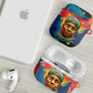 Amilcar Cabral AirPods Case Armed Activist Quote Raised Fist African Liberation Tribute - Colorful Paint Stroke - African Pride